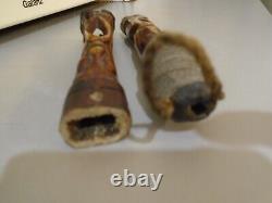 FECONDITEE AFRICAINE. PENIS & VAGIN. SCULPTURES EN CORNE ANIMALE. 19em