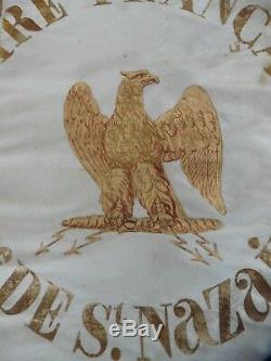 FRAGMENT DE DRAPEAU DE SAINT NAZAIRE EN ROYANS DRÔME IIIème RÉPUBLIQUE 1870