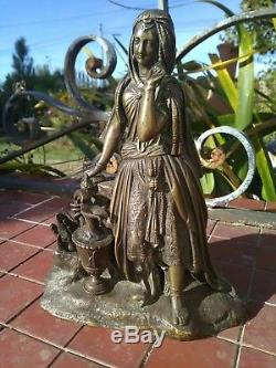 Femme à la Cruche en Bronze XIXème