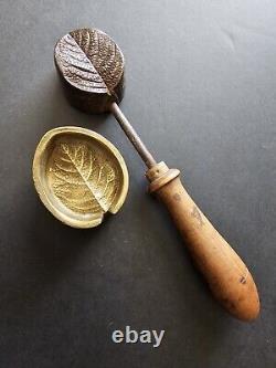 Fer à gaufrer De Fleuriste XIX Ème Siècle Bronze Rare