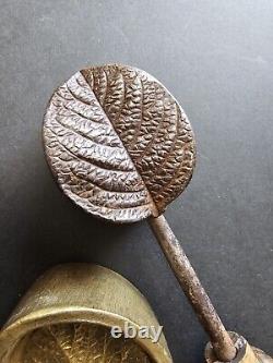 Fer à gaufrer De Fleuriste XIX Ème Siècle Bronze Rare