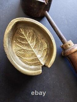 Fer à gaufrer De Fleuriste XIX Ème Siècle Bronze Rare