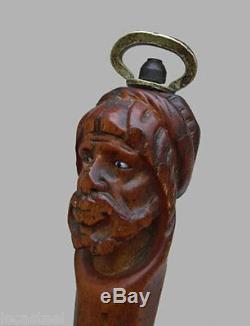 Fusil de boucher figuratif 19ème homme au turban boucherie