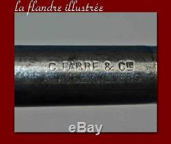 Fusil de boucher sculpté à la patte d'aigle signé fabre boucherie vers 1900