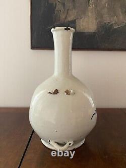 GOURDE ANCIENNE en céramique d'Angoulème Marquée Boy XVIIIème France