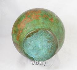 GRAND PICHET PROVENCAL BEC PINCE TERRE CUITE VERNISSEE XIXe SIECLE 35 CM