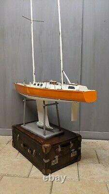 GRAND VOILIER DE BASSIN années 70 maquette bateau marine