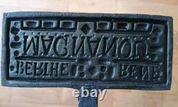 Gaufrier De Mariage Moule à Oublies Ancien Patronymique MAGNANOU PERIGORD