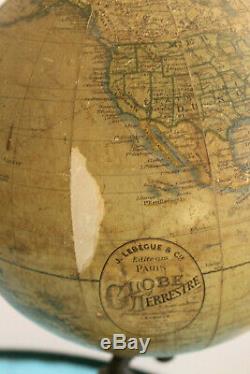Globe terrestre J. Lebègue, fin du 19ème