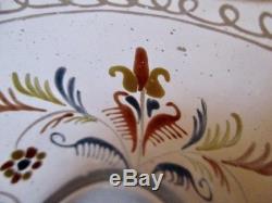 Gobelet émaillé verre normand XVIIIe siècle Antique glass folk art populaire