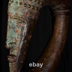 Grand Cimier Ciwara Bambara Mali XXe siècle Masque Ethnique Art Premier #E10