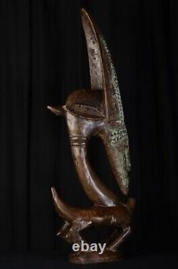 Grand Cimier Ciwara Bambara Mali XXe siècle Masque Ethnique Art Premier #E10