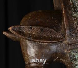 Grand Cimier Ciwara Bambara Mali XXe siècle Masque Ethnique Art Premier #E10