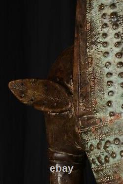 Grand Cimier Ciwara Bambara Mali XXe siècle Masque Ethnique Art Premier #E10