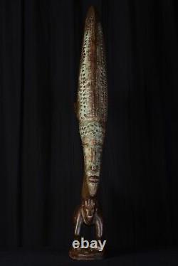 Grand Cimier Ciwara Bambara Mali XXe siècle Masque Ethnique Art Premier #E10