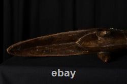 Grand Cimier Ciwara Bambara Mali XXe siècle Masque Ethnique Art Premier #E10