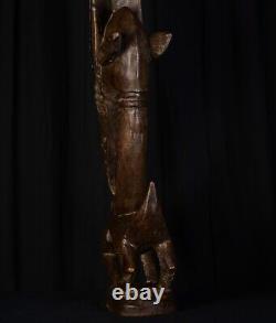 Grand Cimier Ciwara Bambara Mali XXe siècle Masque Ethnique Art Premier #E10