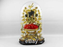 Grand globe de mariée cabinet curiosité glass globe curiosity taxidermy 1904's