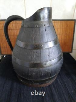 Grand pichet en bois à vin ou à cidre XIX? Siècle