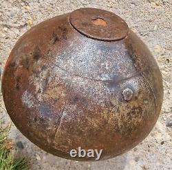 Grande jarre ancienne Moyen ORIENT DINANDERIE poids 5,6 kg Tres Belle Déco