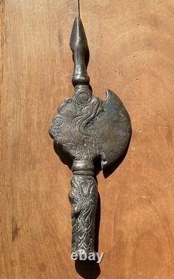 Hache de rituel en bronze dynastie QING Empereur QUIANLONG 18th