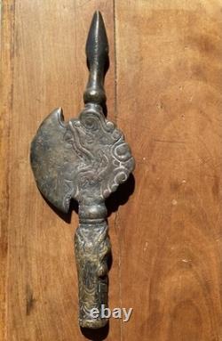Hache de rituel en bronze dynastie QING Empereur QUIANLONG 18th