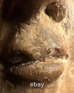Head Tête Bois Vierge Haute Époque XV Ieme