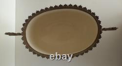 Jardiniere Faience Vase Monture Bronze Choisy Le Roi Fleurs Coupe Modele Au Chat