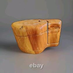 Joli Duo De Boîtes De Craig Boland En Cèdre, Art Populaire Americain Année 70