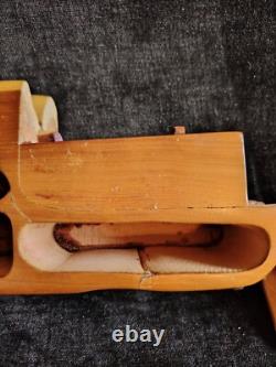 Joli Duo De Boîtes De Craig Boland En Cèdre, Art Populaire Americain Année 70