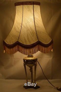 LAMPE ATHENIENNE EN BRONZE DORE, EPOQUE XIXème