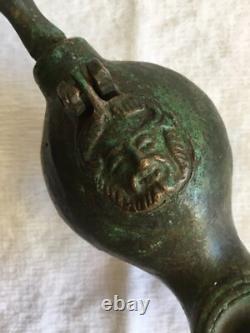 LAMPE À L'HUILE BRONZE STYLE ANTIQUE/19 ème