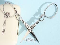 L. ELOI PERNET ciseaux de couture ancien broderie NOGENT Sewing scissors antique