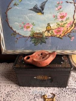 Lampe A Huile Antiquites Romaine En Terre Cuite