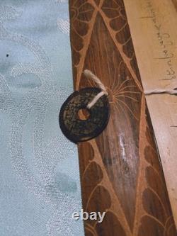 Lontar, manuscrit traditionnel balinais en feuilles de palmier XXe siècle