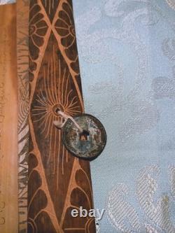 Lontar, manuscrit traditionnel balinais en feuilles de palmier XXe siècle