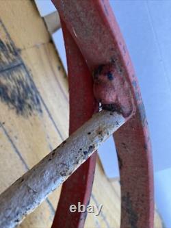 Lot 2 Belle roue de machine agricole ancienne Outil Agricole / Charrue 1900