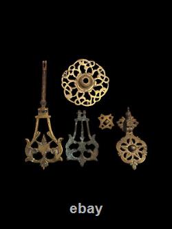 Lot de Heurtoirs de Porte Travail Marocain, Fin 19eme, oriental art ondalous