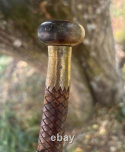 MAKILA ANCIENNE/BATON CANNE BASQUE/1923/Baiona Euzkadi/