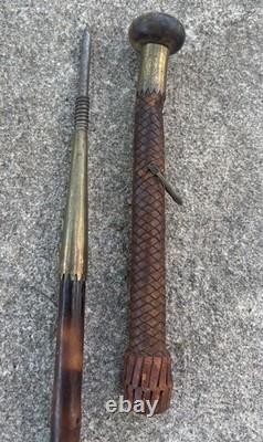 MAKILA ANCIENNE/BATON CANNE BASQUE/1923/Baiona Euzkadi/