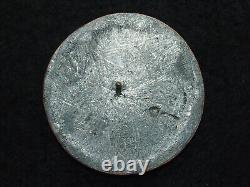 MATRICE DE SCEAU FOURRÉ PLOMB RELIGIEUX 43mm DES VRSINS S IEHAN IVVENE