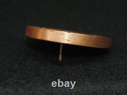 MATRICE DE SCEAU FOURRÉ PLOMB RELIGIEUX 43mm DES VRSINS S IEHAN IVVENE