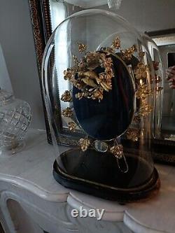 Magnifique ancien globe de mariée, couleur rare