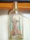 Magnifique Bouteille De La Passion 19&egrave;me Bois Sculpt&eacute; Art Populaire Religion