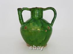 Magnifique chevrette, orjol pichet à eau poterie en terre cuite vernissé