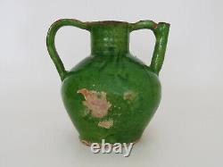 Magnifique chevrette, orjol pichet à eau poterie en terre cuite vernissé