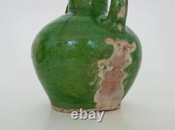 Magnifique chevrette, orjol pichet à eau poterie en terre cuite vernissé