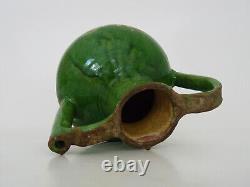 Magnifique chevrette, orjol pichet à eau poterie en terre cuite vernissé