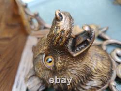 Magnifiques Paires de CONSOLES/ ETAGERE De La Forêt Noire Bois Sculpté Ancien