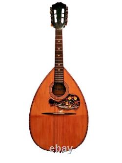 Mandoline a fond plat Paul Beuscher luthier Paris vers 1930